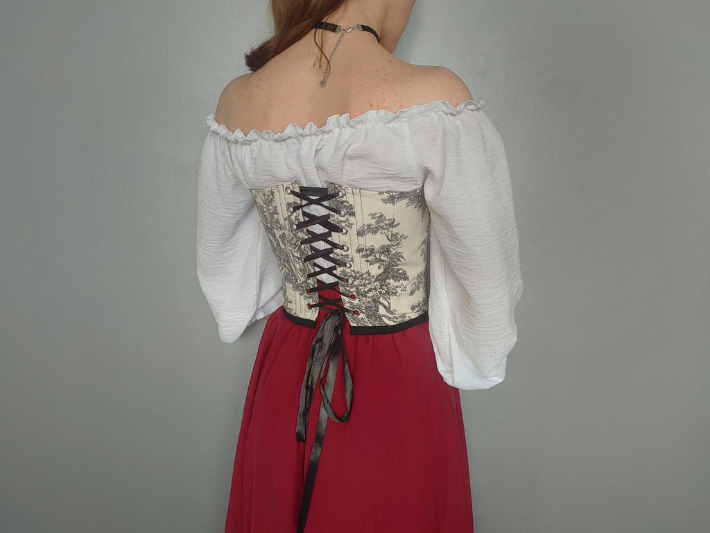 Toile de Jouy Corset