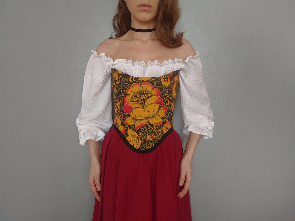 Toile de Jouy Corset