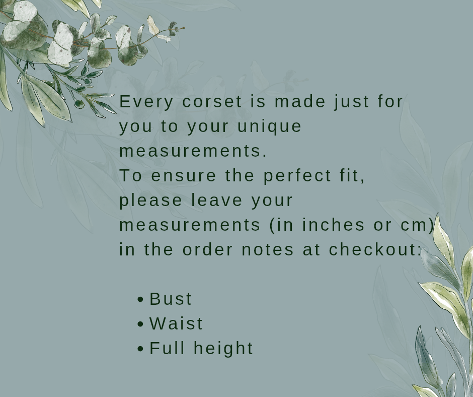 Forest Mist Corset