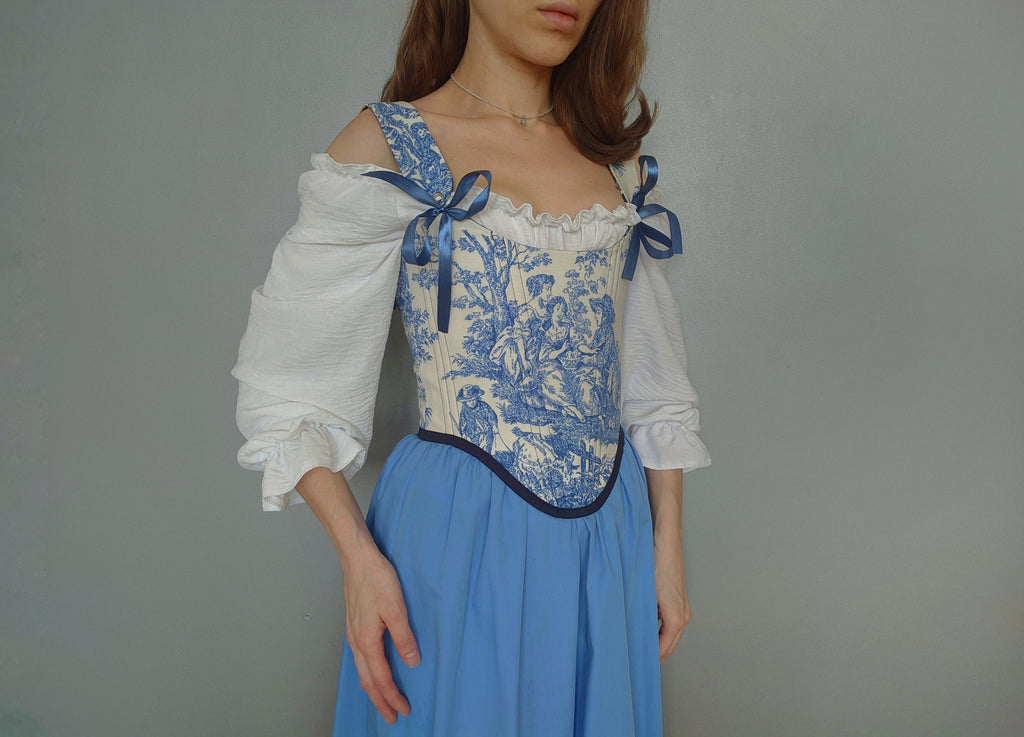 Toile de Jouy Corset
