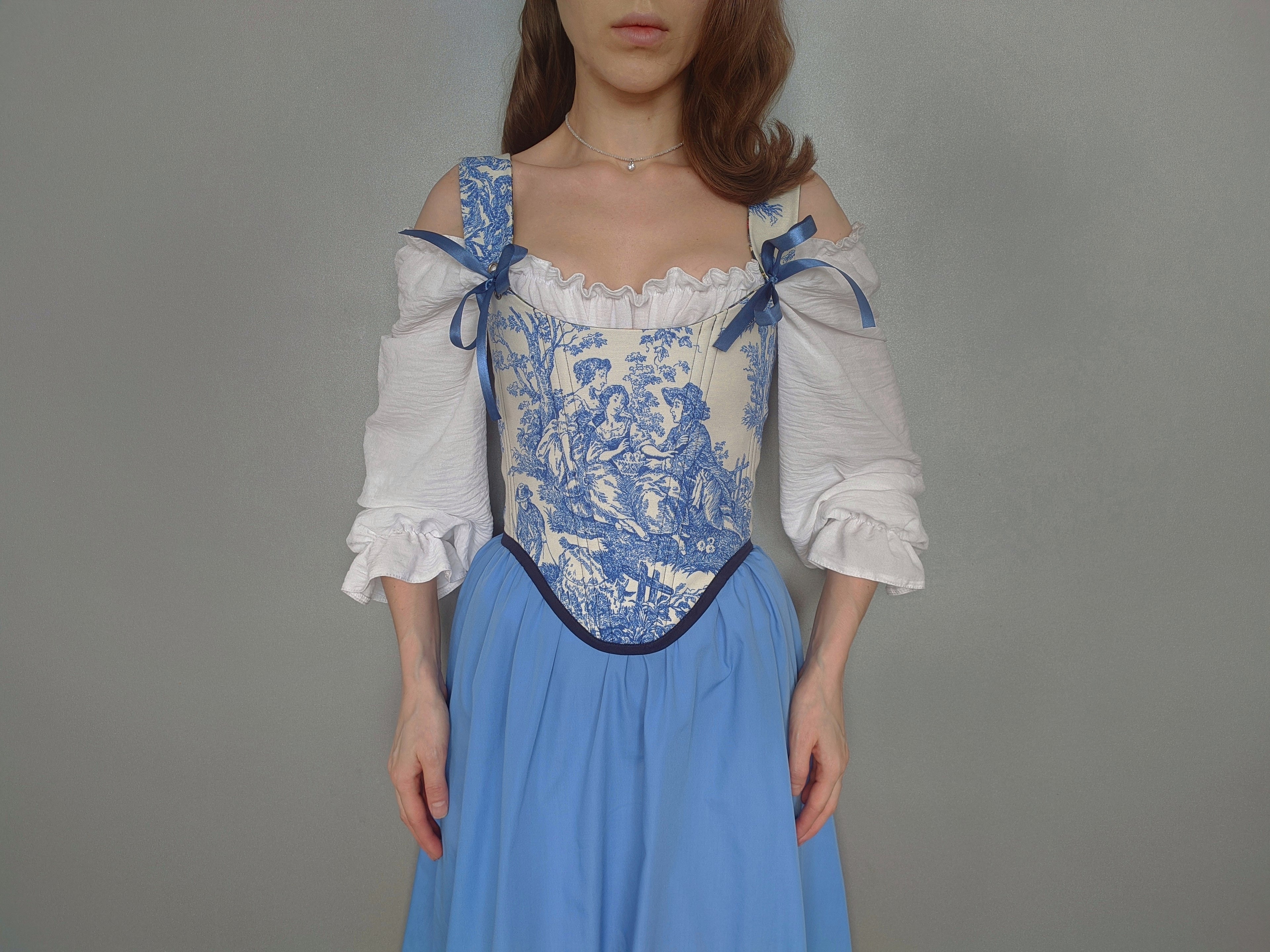 Toile de Jouy Corset
