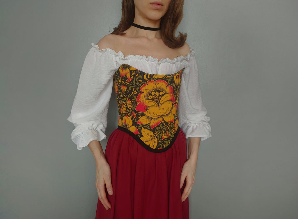 Toile de Jouy Corset
