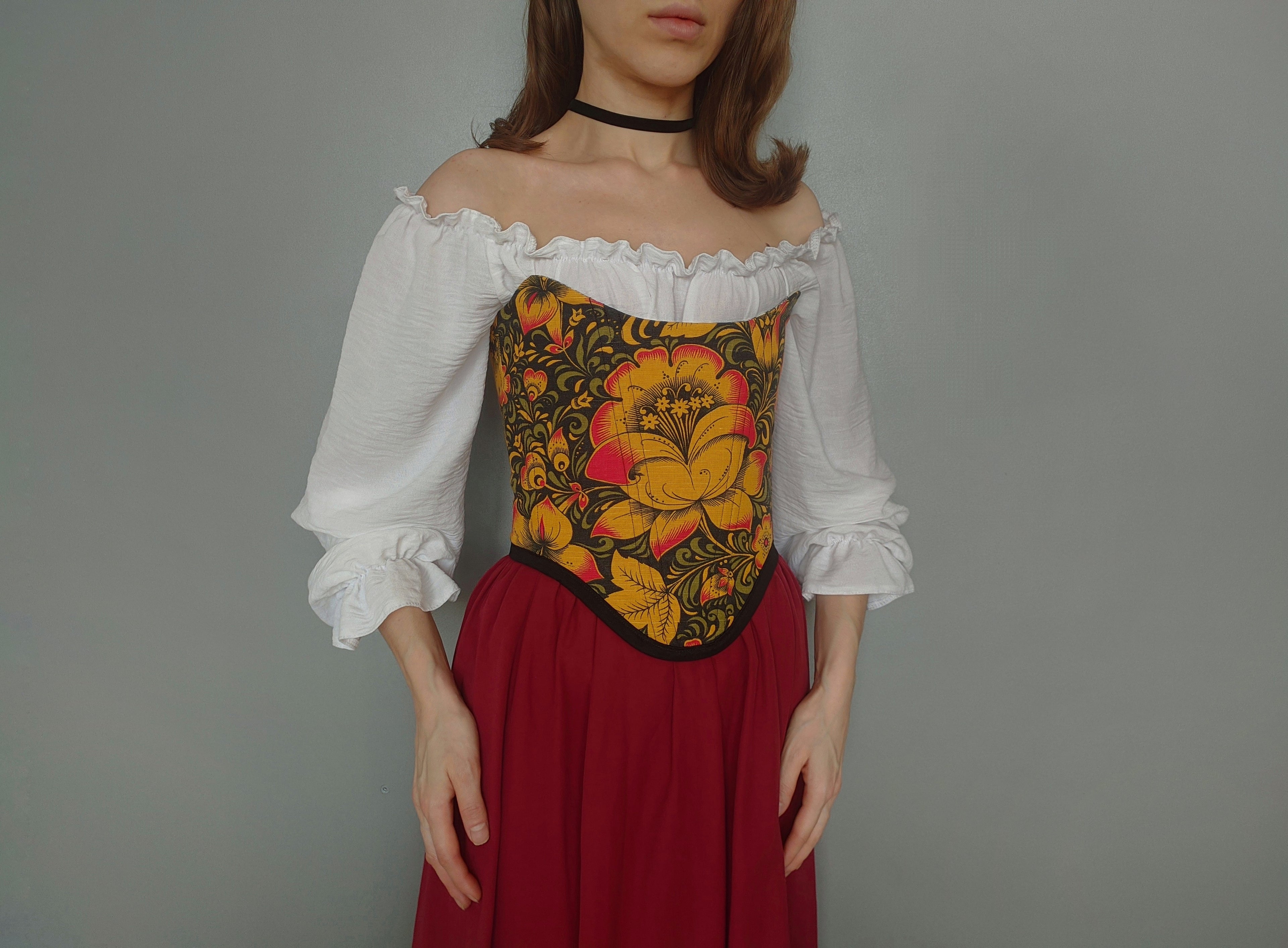 Toile de Jouy Corset