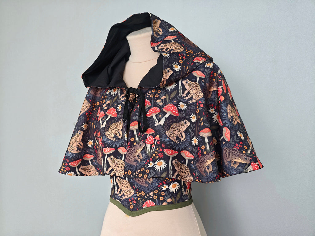 Mushroom & Frog Capelet