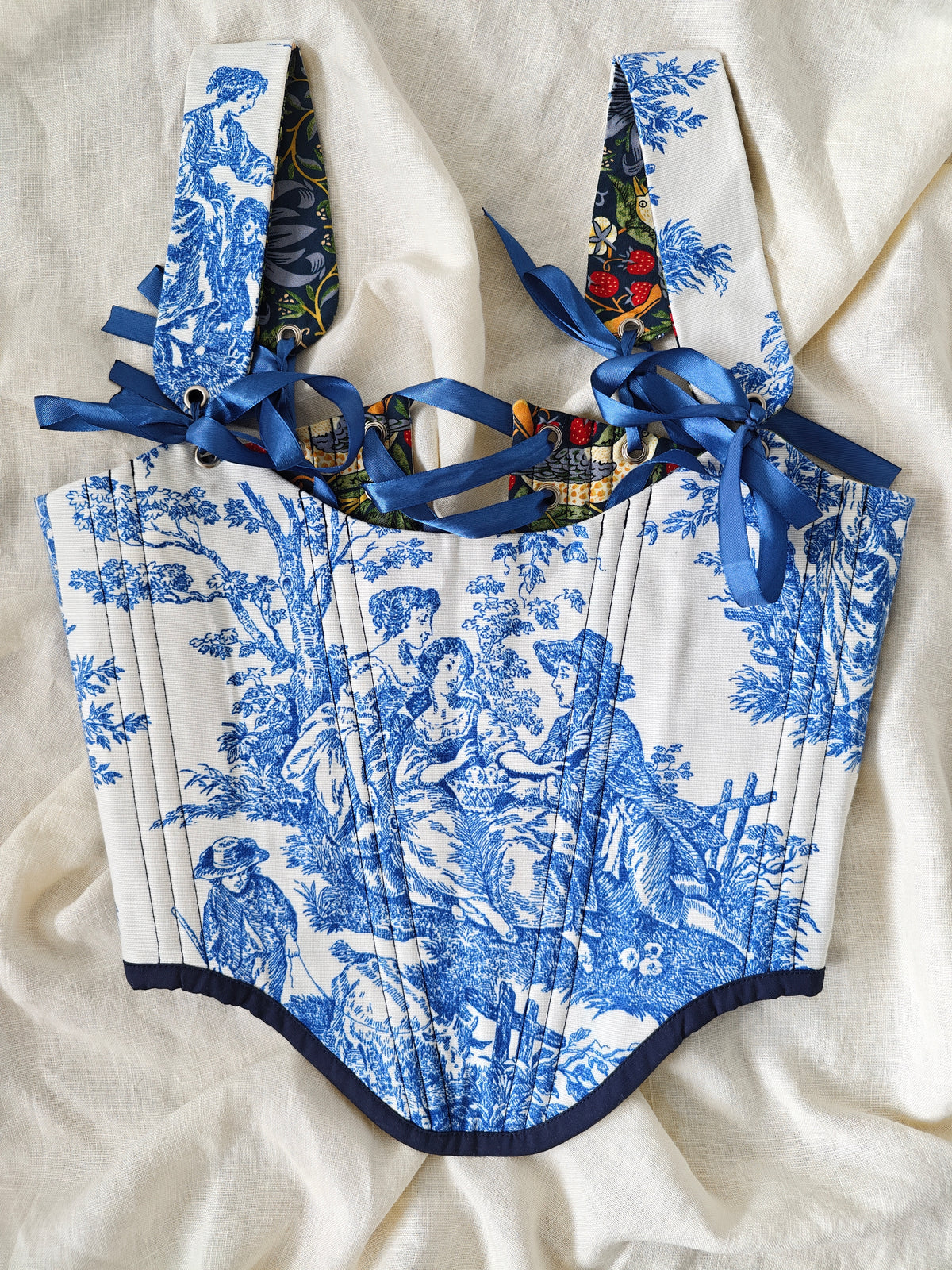 Toile de Jouy Corset