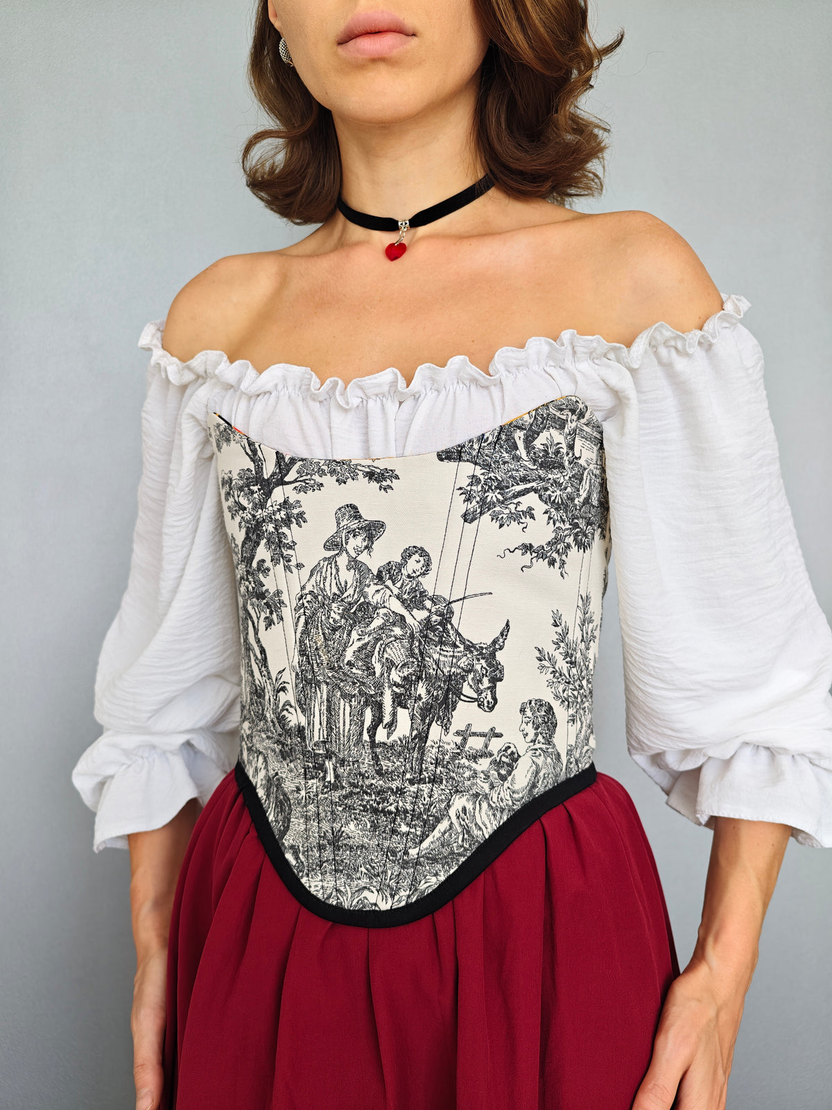 Toile de Jouy Corset