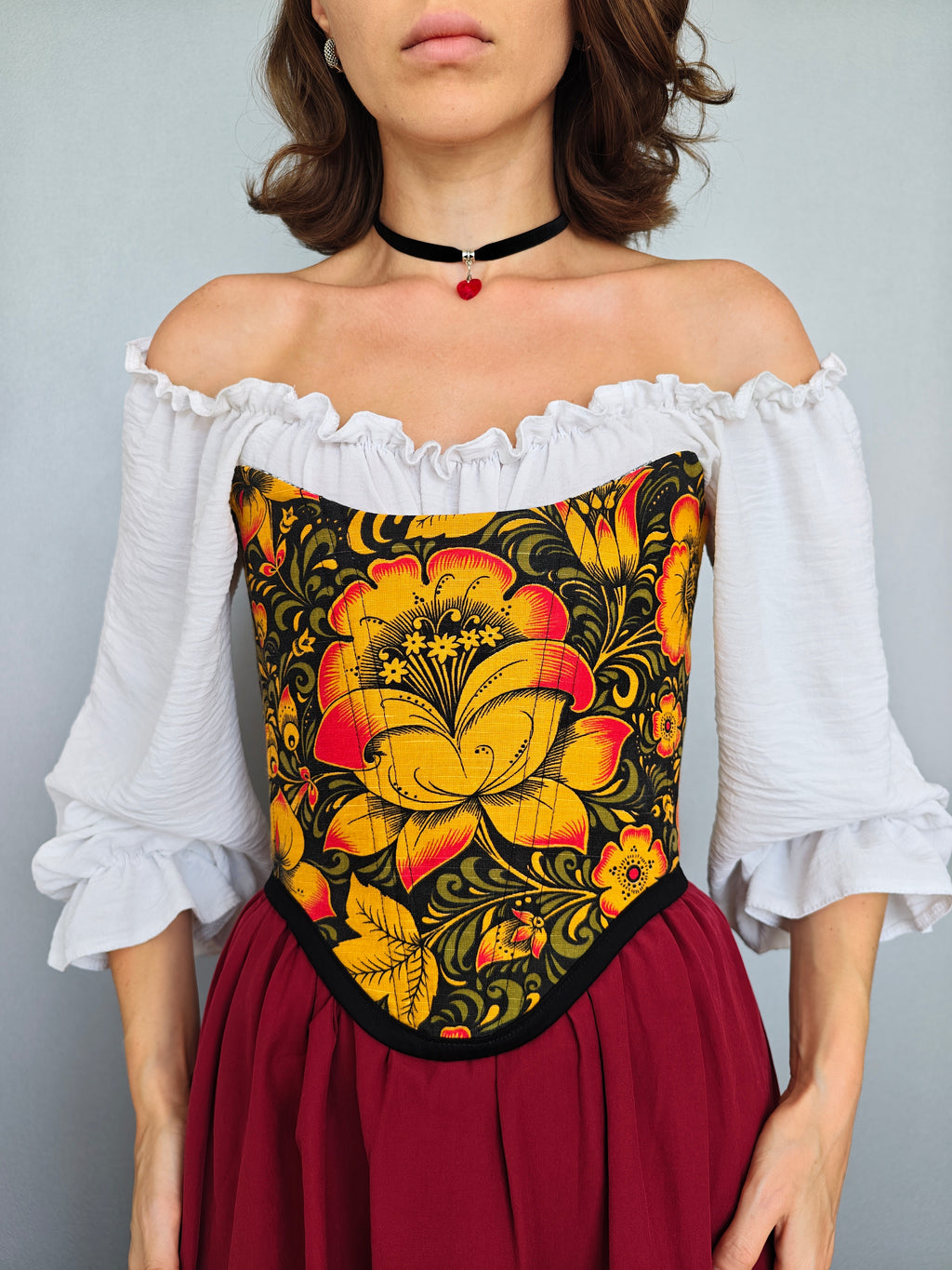 Toile de Jouy Corset