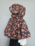 Mushroom & Frog Capelet