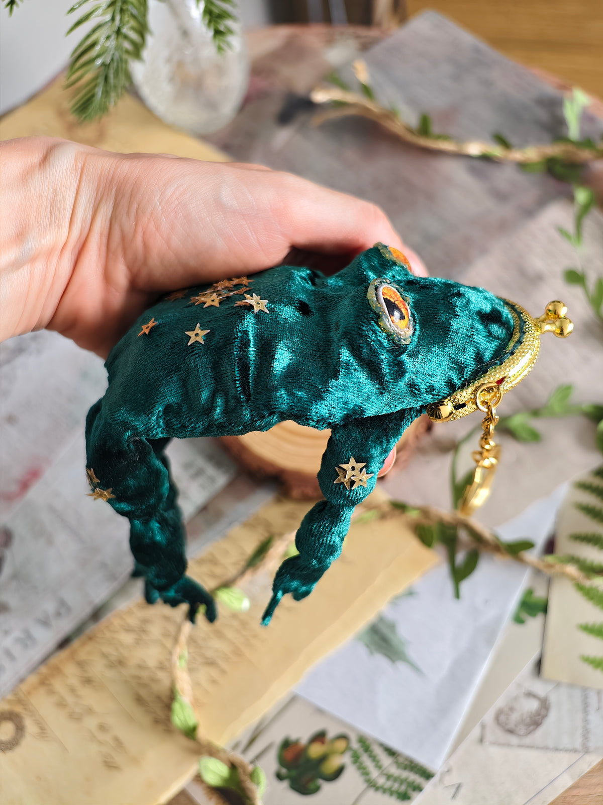 Frog Keychain Purse