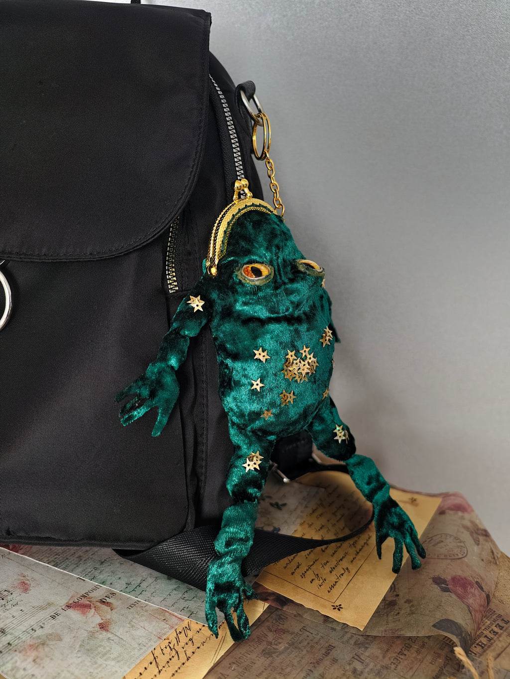 Frog Keychain Purse