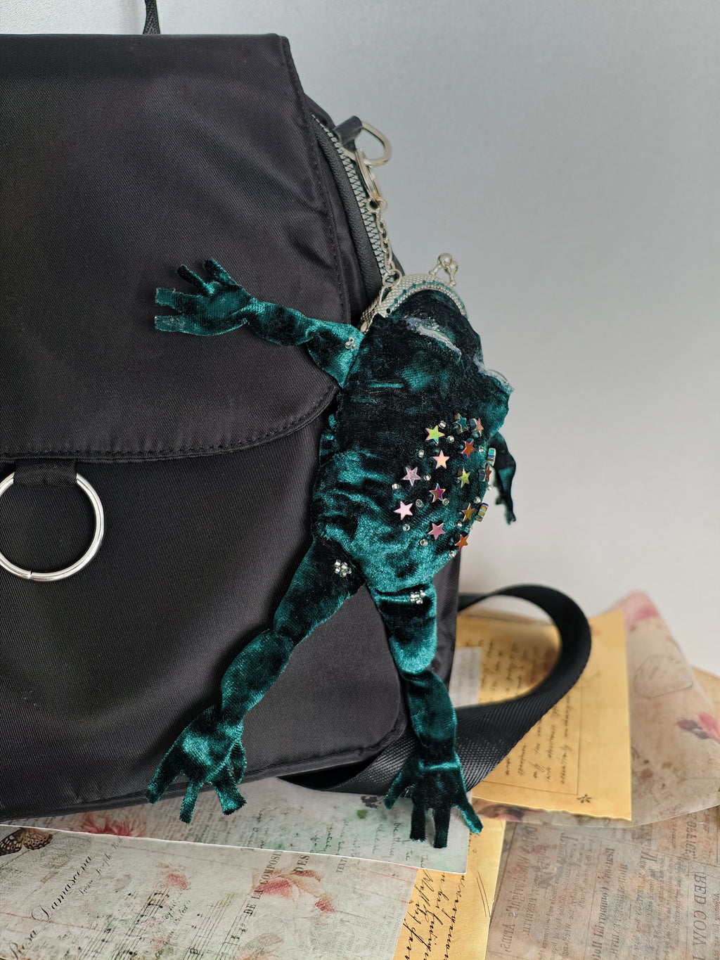 Frog Keychain Purse