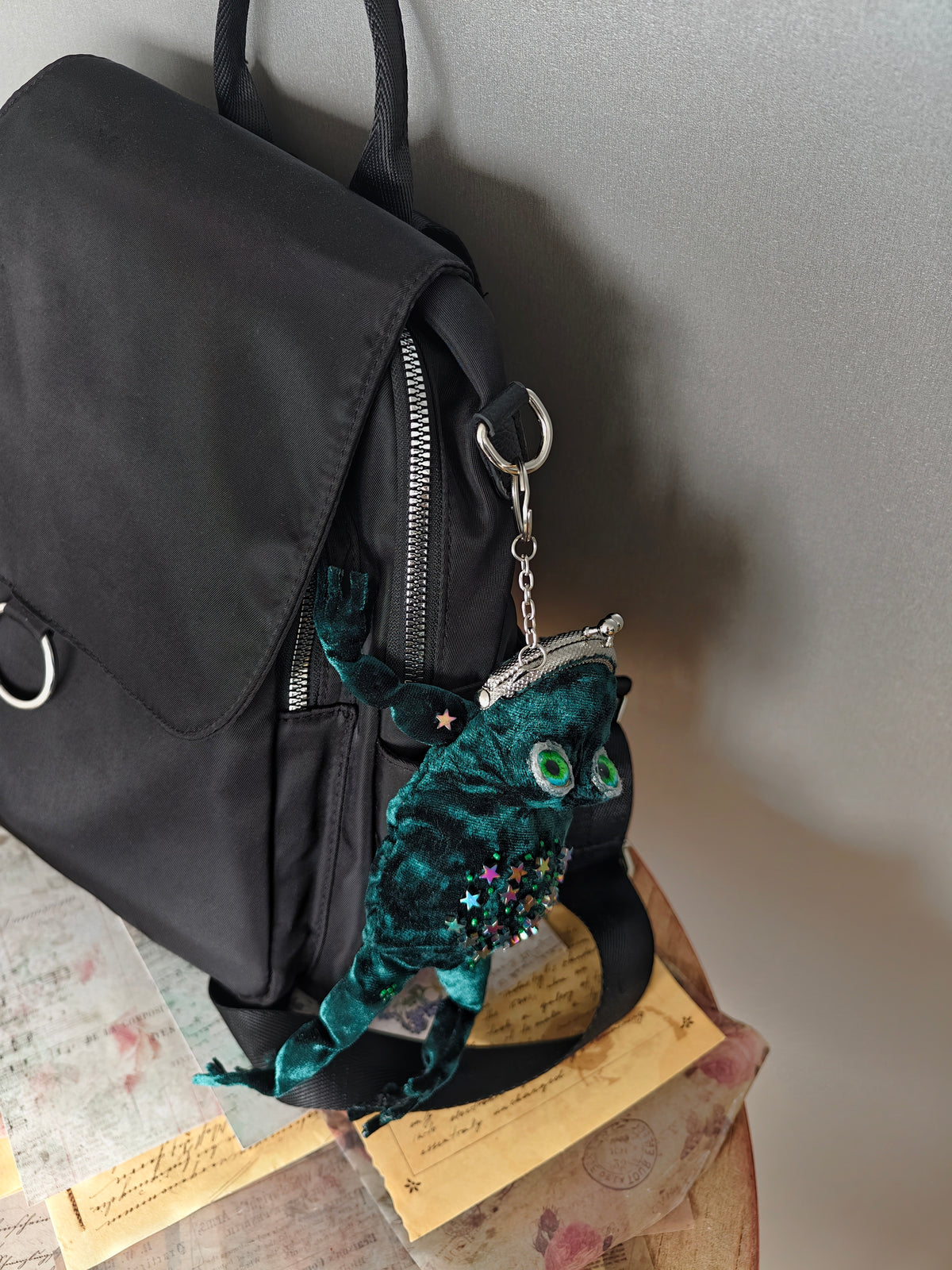 Frog Keychain Purse