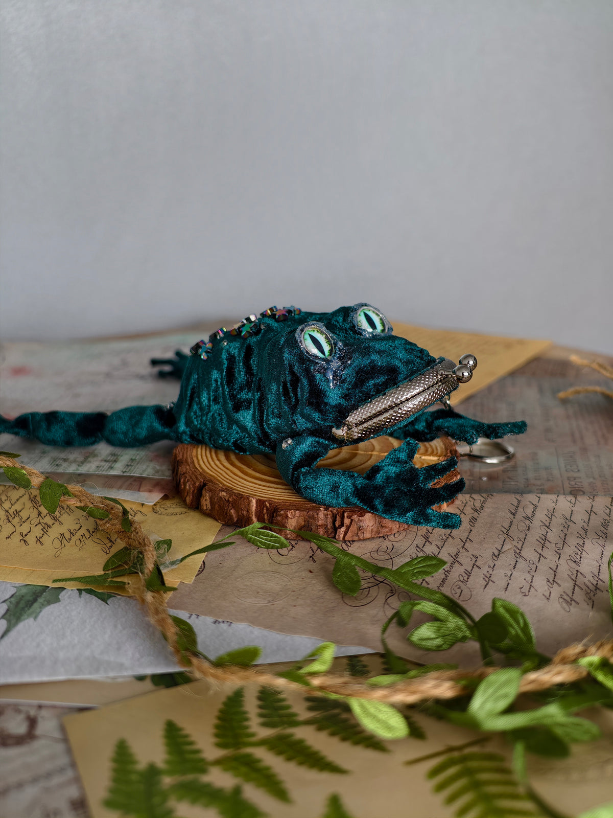 Frog Keychain Purse