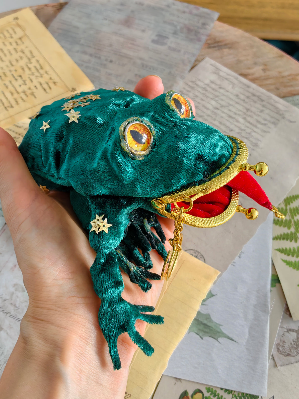 Frog Keychain Purse