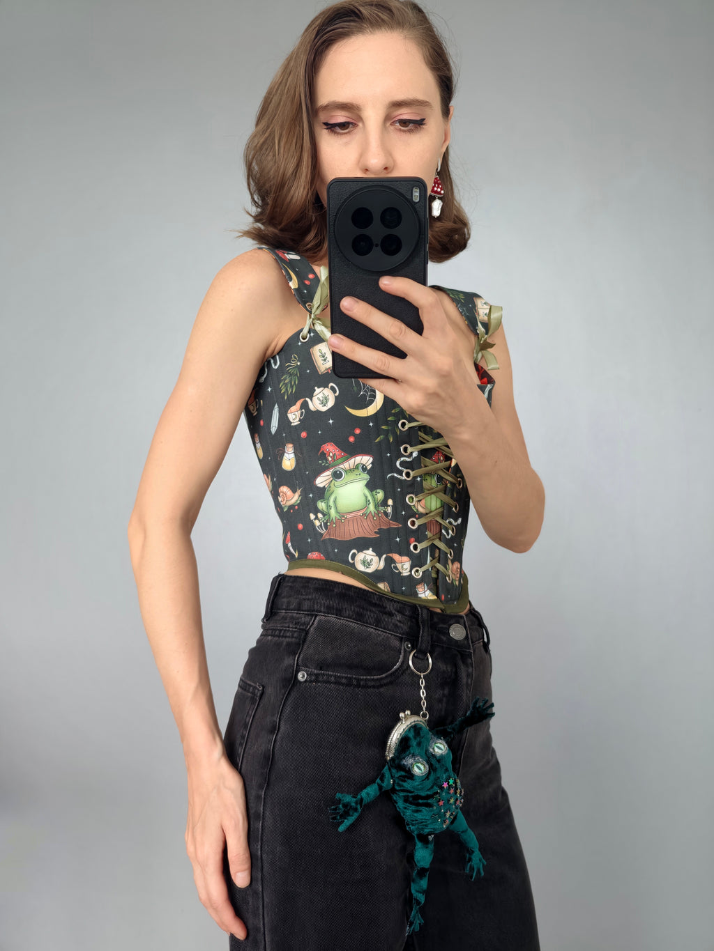 Frog Keychain Purse