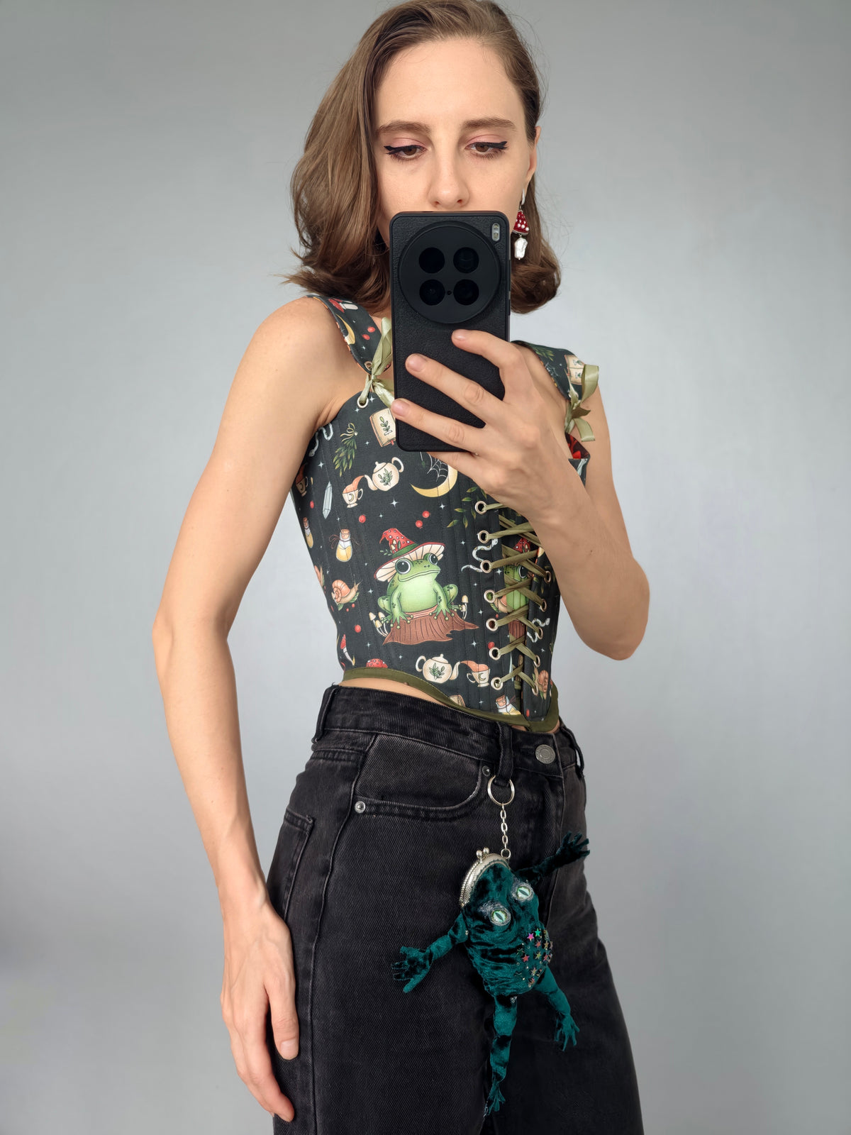 Frog Keychain Purse
