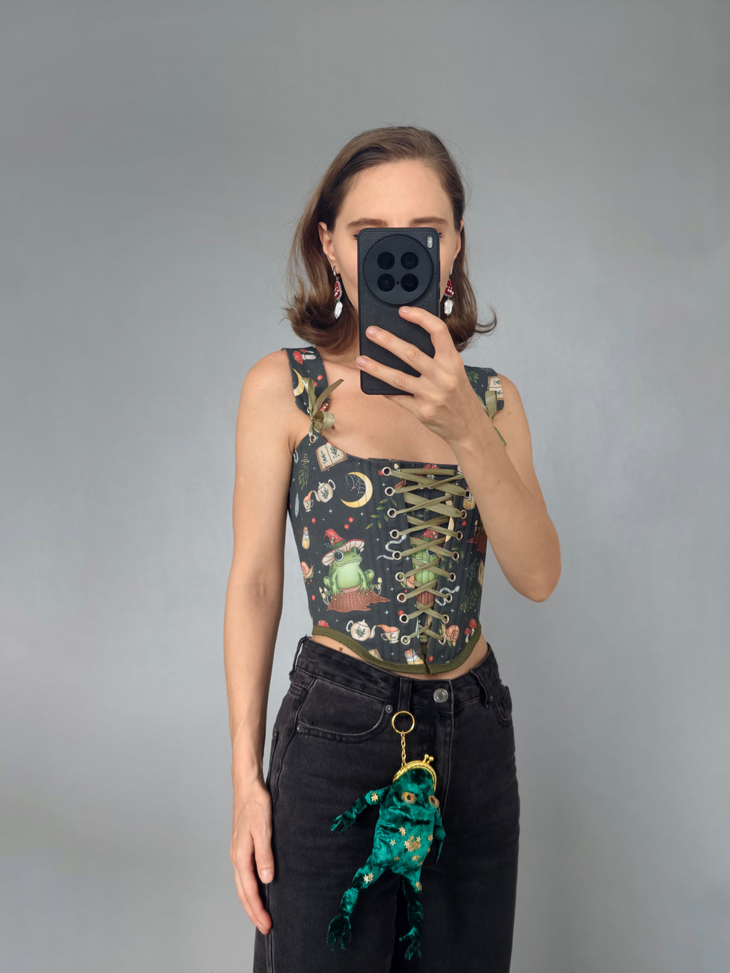 Frog Keychain Purse