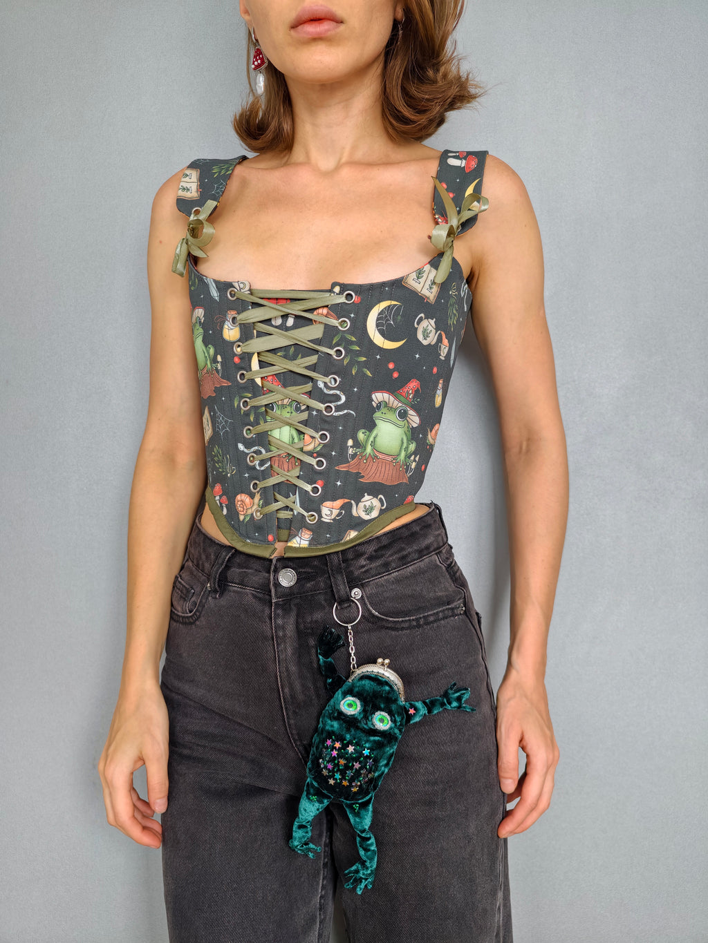 Frog Keychain Purse