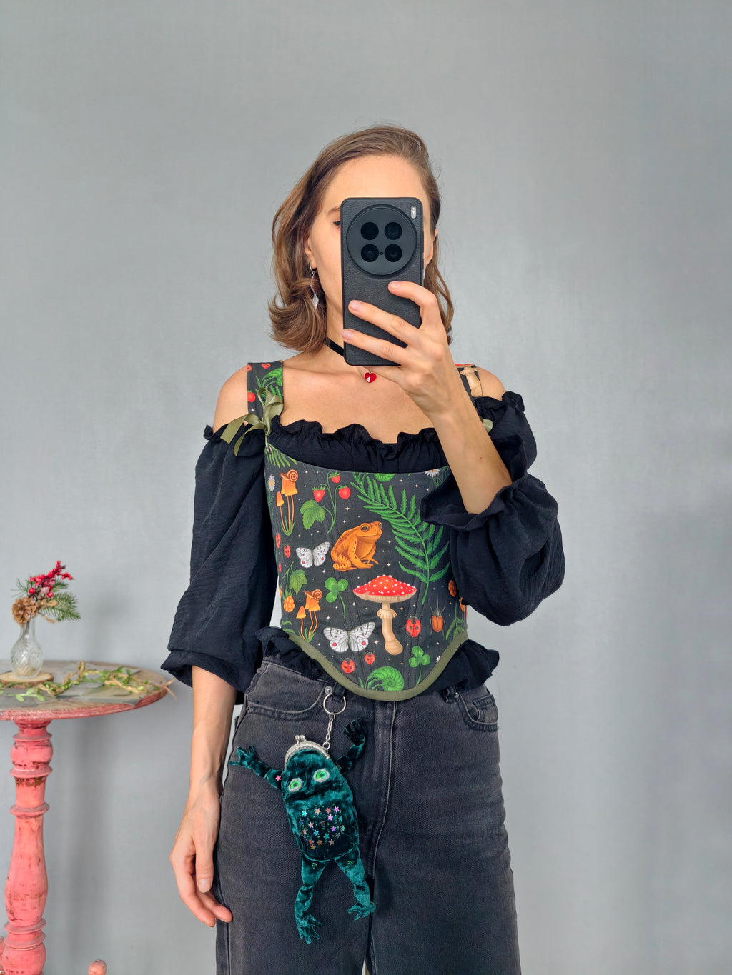 Frog Keychain Purse