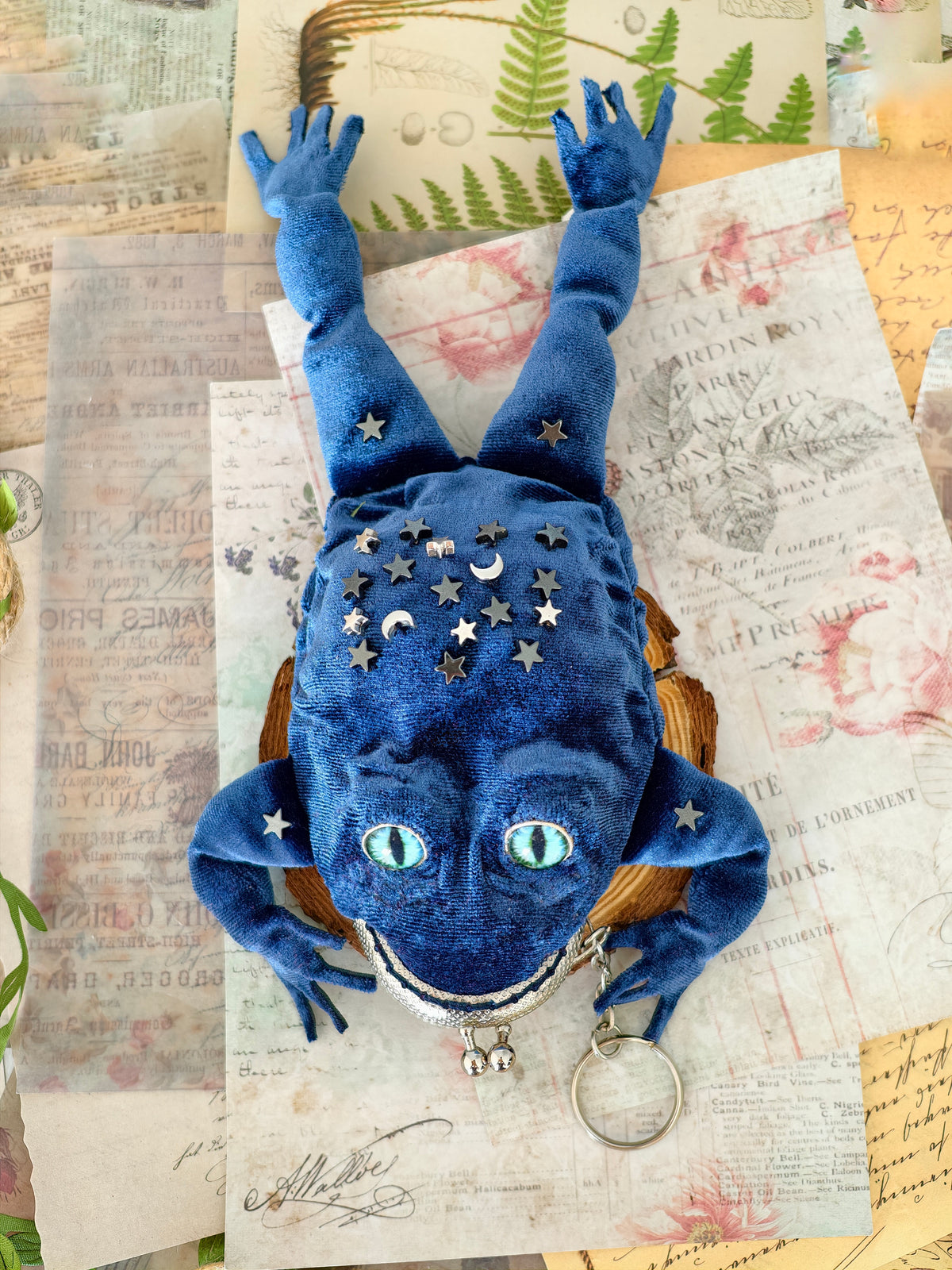 Frog Keychain Purse