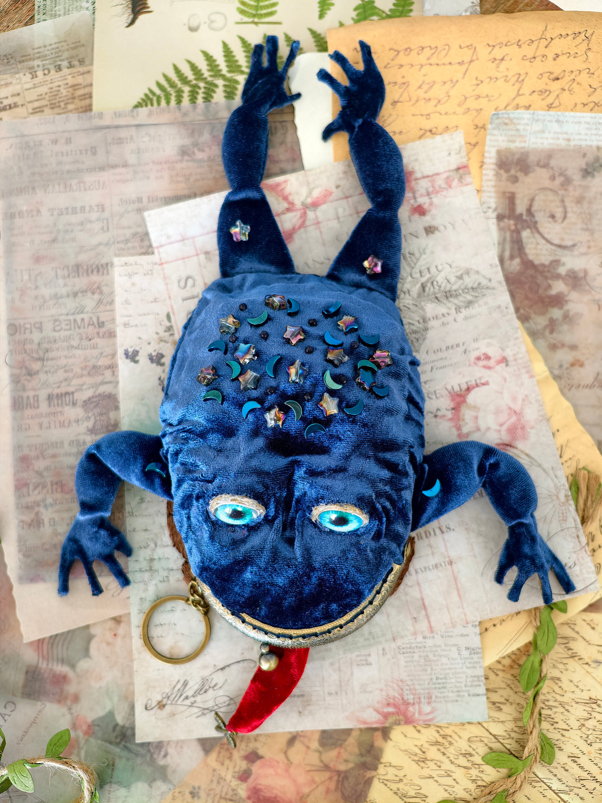 Frog Keychain Purse