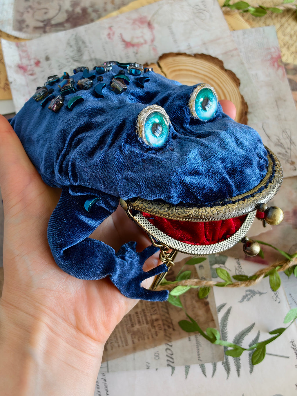 Frog Keychain Purse