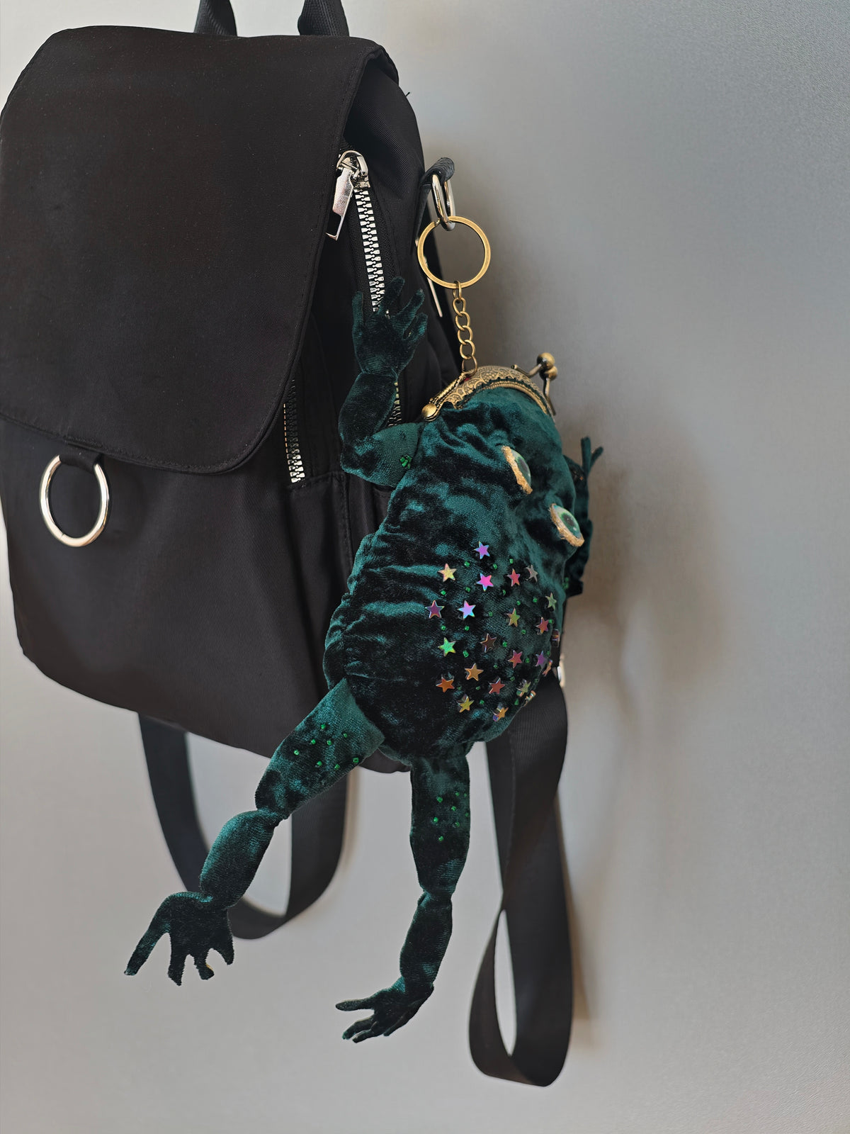 Frog Keychain Purse