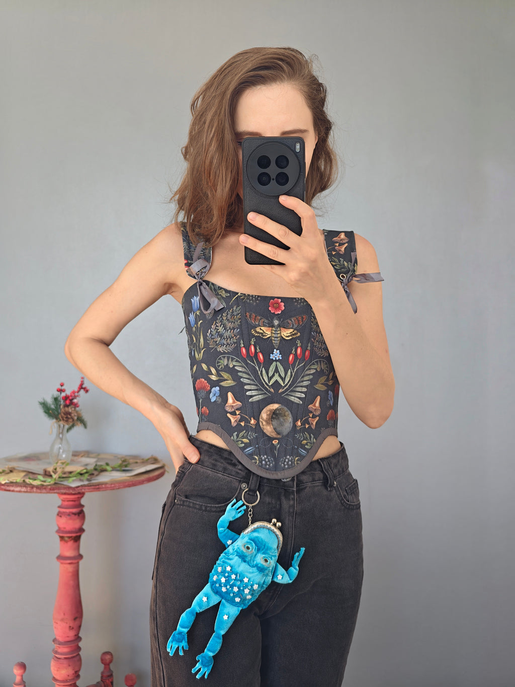 Frog Keychain Purse
