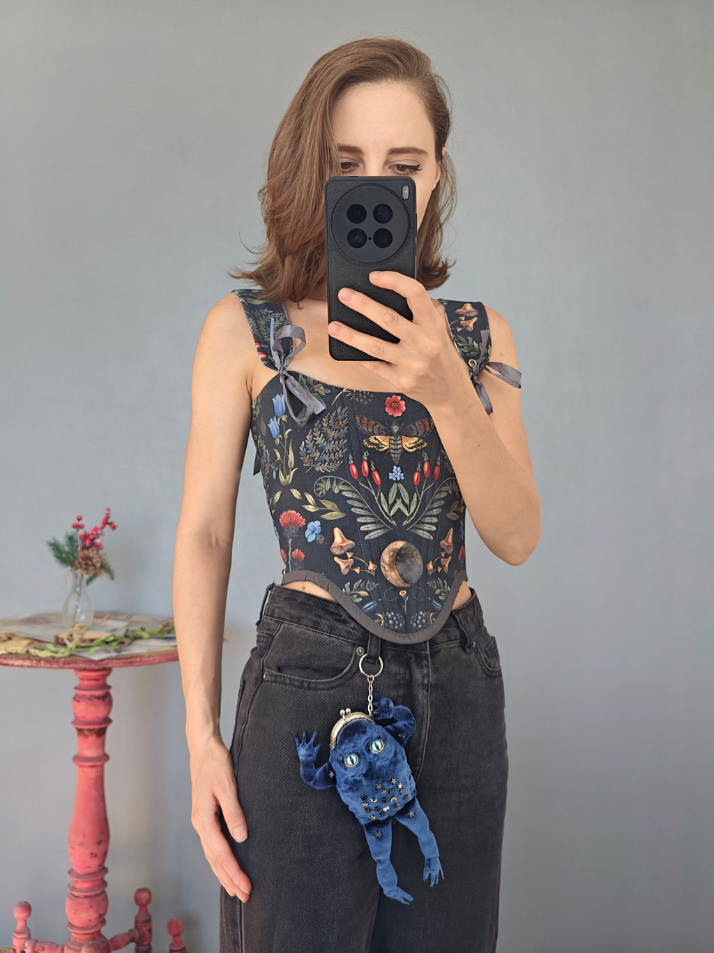 Frog Keychain Purse