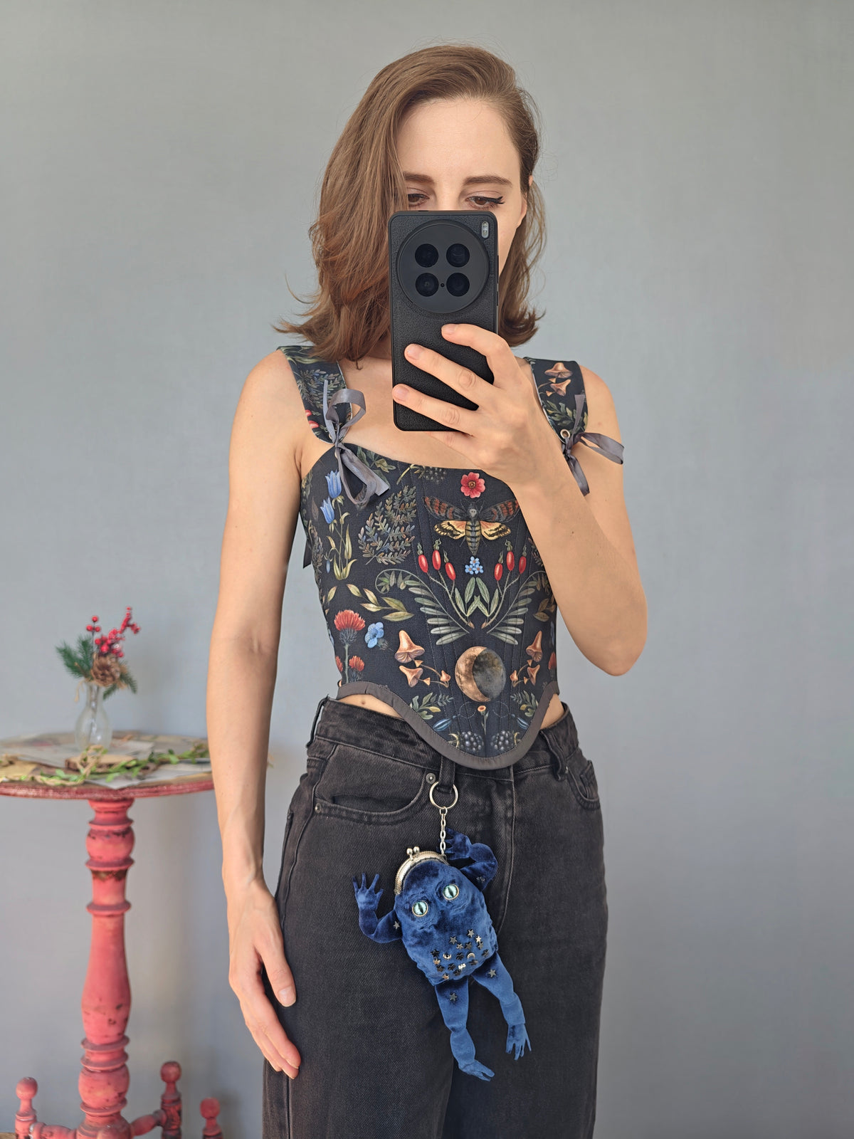 Frog Keychain Purse