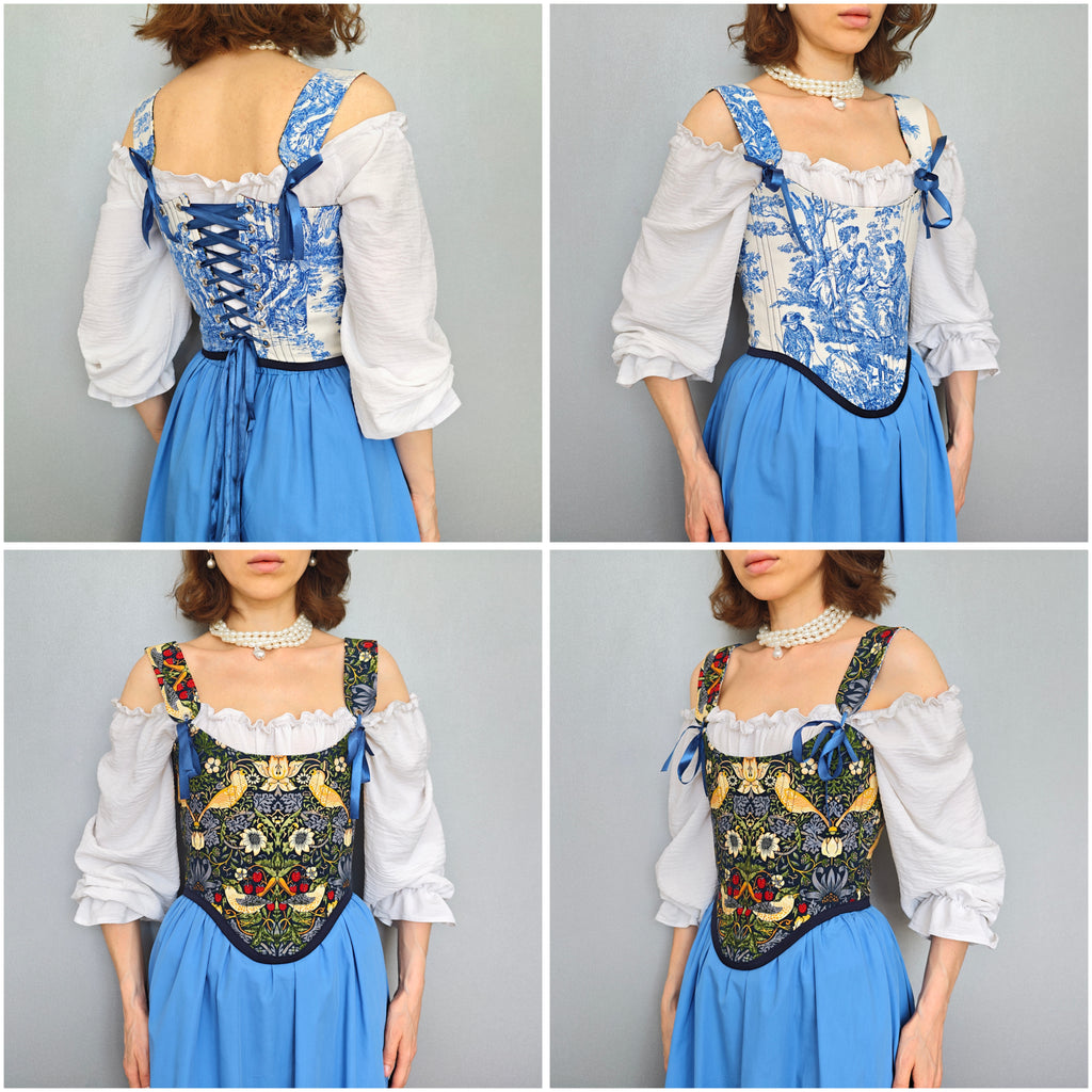 Toile de Jouy Corset
