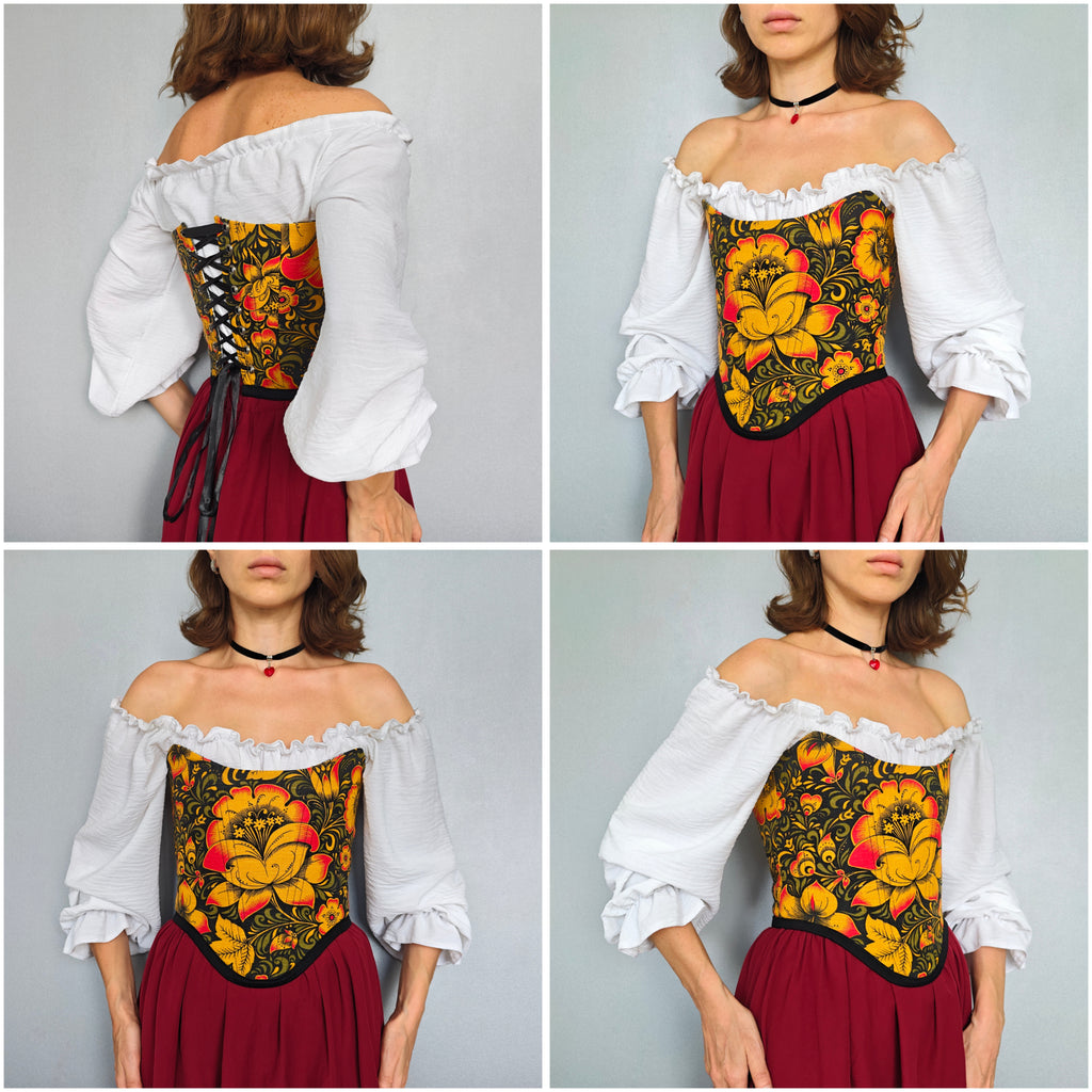 Toile de Jouy Corset
