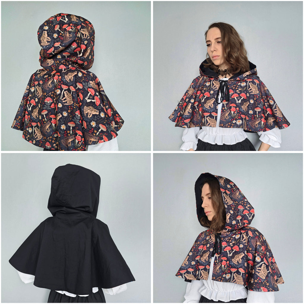 Mushroom & Frog Capelet