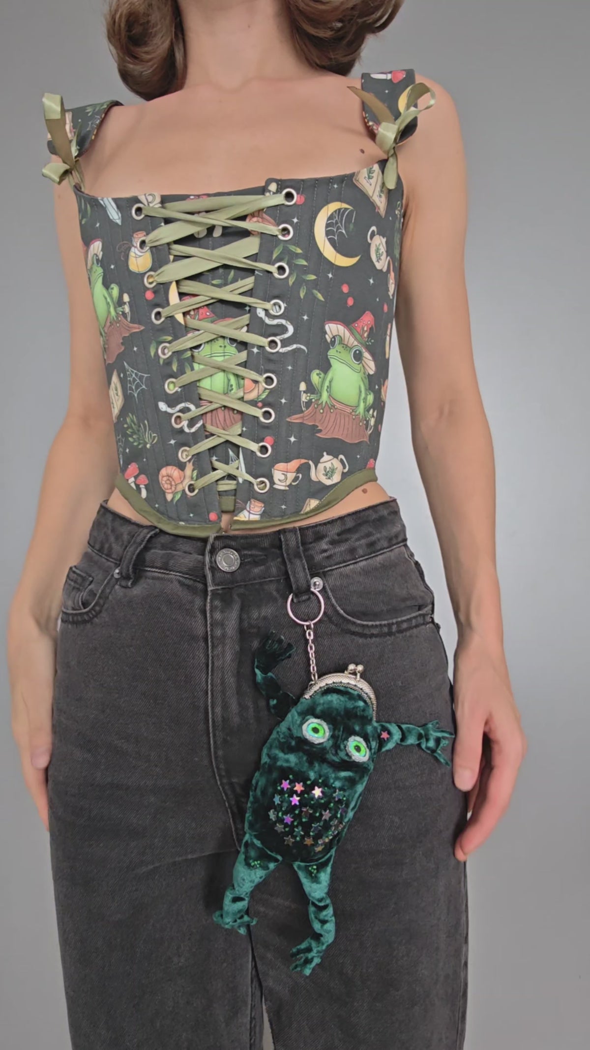 Frog Keychain Purse